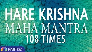 Hare Krishna  Maha Mantra  108 Times [upl. by Soule]