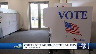 Collier County voters receive election text messages with false information [upl. by Birdt]