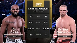 Jon Jones vs Misha Cirkunov Full Fight  UFC 5 Fight Night [upl. by Assilev]