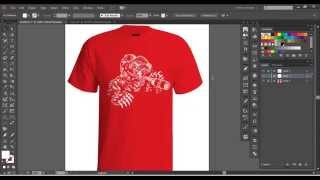 Vector Tshirt Mockup Tutorial [upl. by Cupo]