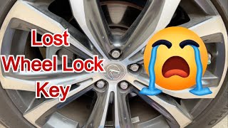 Lost Wheel Lock Key  How to remove [upl. by Thibaut]