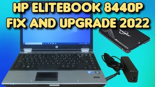 HP EliteBook 8440p Replacing the keyboard and upgrading to a SSD with Windows installation 2022 [upl. by Suez814]