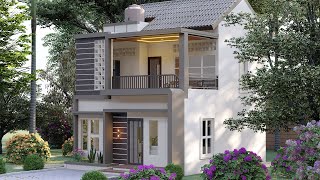 Elegant Design  Small House 2 Storey 3 BEDROOM  6x7 Meters Beautiful and Elegant Small House [upl. by Aissela]