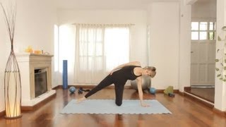 Cómo hacer ejercicio de rodillas  Ejercicios de Pilates 2 [upl. by Ennavoj428]