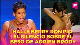 A Halle Berry le tomó 14 años hablar del beso que le robó Adrien Brody en los Oscar [upl. by Soutor]