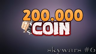 CRAFTRİSE TABUT DANSI SEVİNCİ ALDIM 200bin coin  minecraft skywars 6 [upl. by Abroms]