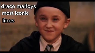 draco malfoy’s most iconic lines part 1 [upl. by Packston51]