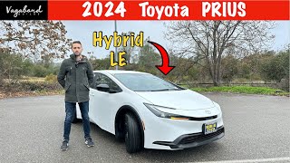 2024 Toyota Prius LE Hybrid Quick Review [upl. by Hanimay]