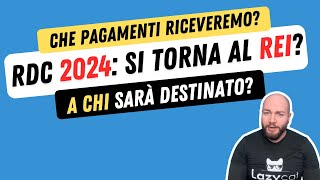 💶 Reddito di Cittadinanza 2024torna il Reddito Inclusione REI 👥 Pagamentirequisitispese ammesse [upl. by Cirilo]