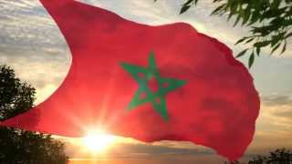 النشيد الوطني المغربي Moroccan national anthem Hymne national marocain Himno nacional marroquí [upl. by Aleira]