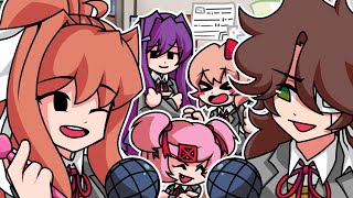 Checking out FNF Doki Doki Takeover Plus Update Friday Night Funkin mods [upl. by Kirshbaum81]