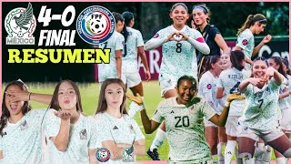 México Femenil SUB20 vs Puerto Rico SUB20 Femenil 🔵 RESUMEN 2752023 ⚽️🏃🏼‍♀️💨 🇲🇽4🆚️0🇵🇷 [upl. by Eelac]