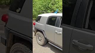 Toyota Roof Rack Hack 75 Less Expensive Solution overlanding fj roofrack toyota [upl. by Adyahs]