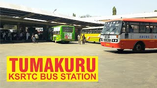 KSRTC Bus Station TUMAKURU Karnataka [upl. by Elkin]