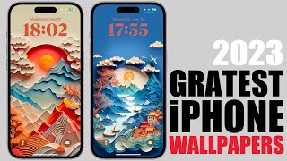 The BEST iPhone Wallpapers 2023  How To Get Them [upl. by Shae]