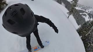 20240309Stevens PassSnowboarding I5  Warmup 1 [upl. by Hsivat]