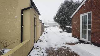 Peasenhall Suffolk  Snow next day [upl. by Douty]