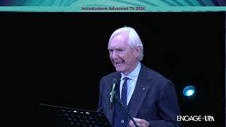 Introduzione Advanced TV 2024 con Lorenzo Sassoli de Bianchi Presidente di Auditel [upl. by Aracahs]