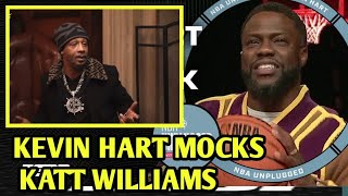 🚨Kevin Hart quotBRUTALLY MOCKSquotKatt williams On live tv during NBA unplugged Game [upl. by Anihc]