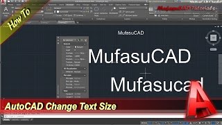 AutoCAD How To Change Text Size [upl. by Katie367]