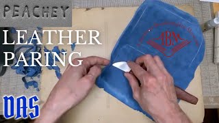 The Craft of HandParing Leather for Bookbinding by Jeff Peachey [upl. by Arata452]