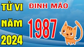 Tử Vi Tuổi Đinh Mão 1987 Năm 2024 Giáp Thìn [upl. by Sloane]