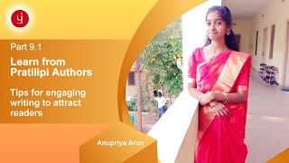 Learn from Pratilipi Authors  how to write engaging story  Anupriya arun [upl. by Acirretahs263]