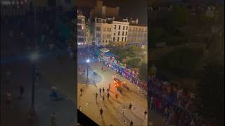 💥 Encierro con toros embolados en Burriana Castellón 📽️ inestena [upl. by Darwin]