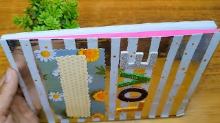 How to make Journal Diary at Home📘  DIY Handmade Diary 📒  Craft Idea [upl. by Netsirc632]