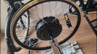 Electric Bicycle Conversion Kit Review Aliexpress [upl. by Nisaj]