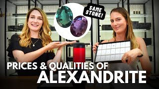 Alexandrite Stone Prt 1 color change prices amp how to identify synthetics [upl. by Wachter]