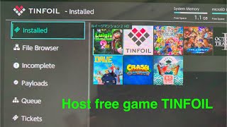 Host games free on tinfoil NINTENDO SWITCH [upl. by Tri]