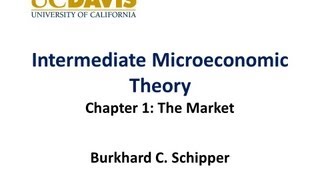 Intermediate Microeconomics  Chapter 1 The Market [upl. by Fesuoy]