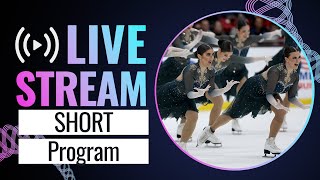 LIVE  Short Program  ISU World Synchronized Skating Championships  Zagreb 2024  WorldSynchro [upl. by Toomay]