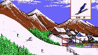 The Winter Games 1985 Epyx C64S Emulator PCDOS [upl. by Welby751]