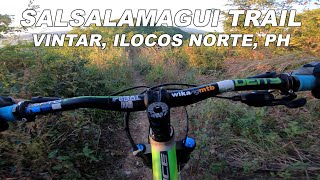 Highspeed sa Loose Rocks Salsalamagui Trail Vintar Ilocos Norte Philippines Mountain Biking [upl. by Aivatnohs]