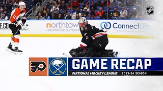 Flyers  Sabres 113  NHL Highlights 2023 [upl. by Lisan]