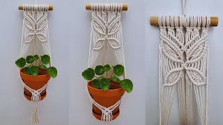 🦋🌿DIY PORTAMACETAS de MACRAME paso a paso  DIY Macrame Plant Hanger Step by Step Tutorial [upl. by Emery110]