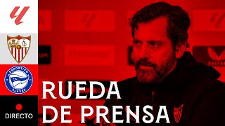 🗣 Rueda de prensa previa al SevillaFCAlavés  EN DIRECTO [upl. by Desta]