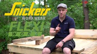 Arbeitshose FlexiWork im Test bei Endel amp Dietze Snickers Workwear Store Potsdam [upl. by Shah]