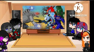 Rainimator friends react to Mechagodzilla vs Jaegers Pivot Master Part 2 [upl. by Nakashima469]