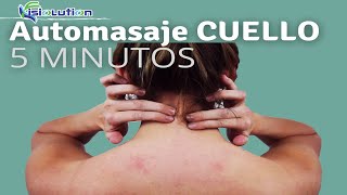 AUTOMASAJE para DOLOR CUELLO en 5 MINUTOS  Fisiolution [upl. by Notniw]