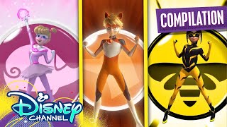 Miraculous Hero Transformations  Miraculous Ladybug  disneychannel x Miraculous [upl. by Eniwtna]