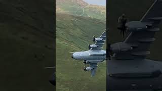 Morning activity at the Mach Loop  RAF A400 290824 [upl. by Adlay623]