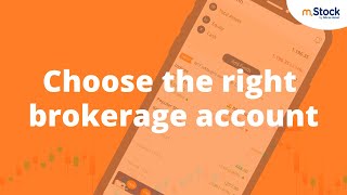 How to choose the best brokerage account on mStock  Zero Brokerage  How to Open a Right Demat Ac [upl. by Aniratac53]