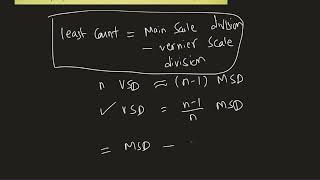 One main scale division of a vernier caliper is a cm and nth division of the vernier scale coincid [upl. by Nochur]