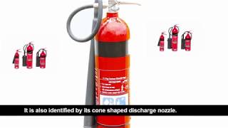 How to use a Fire Extinguisher  Carbon Dioxide CO2 [upl. by Wildon]