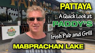 Paddys Bar and Grill and Mabprachan Lake English Breakfast Pattaya [upl. by Cirillo]