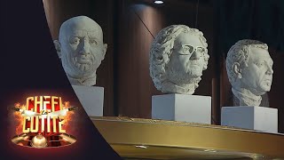 Confruntarea titanilor la Chefi la cuțite Câștigătorul pleacă cu chipul său sculptat în piatră [upl. by Edme]