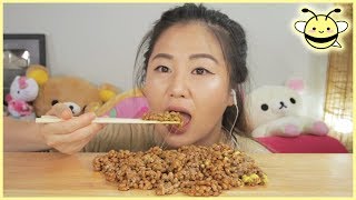 ASMR FERMENTED SOYBEAN aka NATTO SUPER STICKY l Eating Sounds l No Talking [upl. by Kcirddehs]